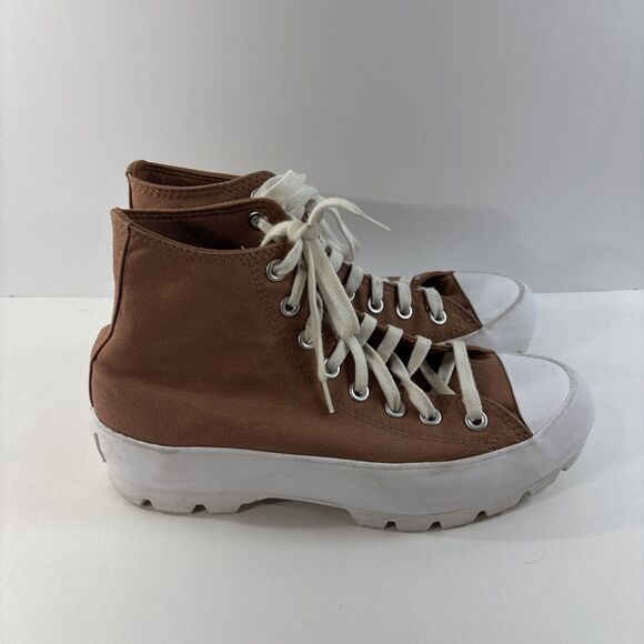 Converse Chuck Taylor All Star Lugged Mineral Clay A02565C Women's Size 9 HI-TOP - Picture 5 of 7